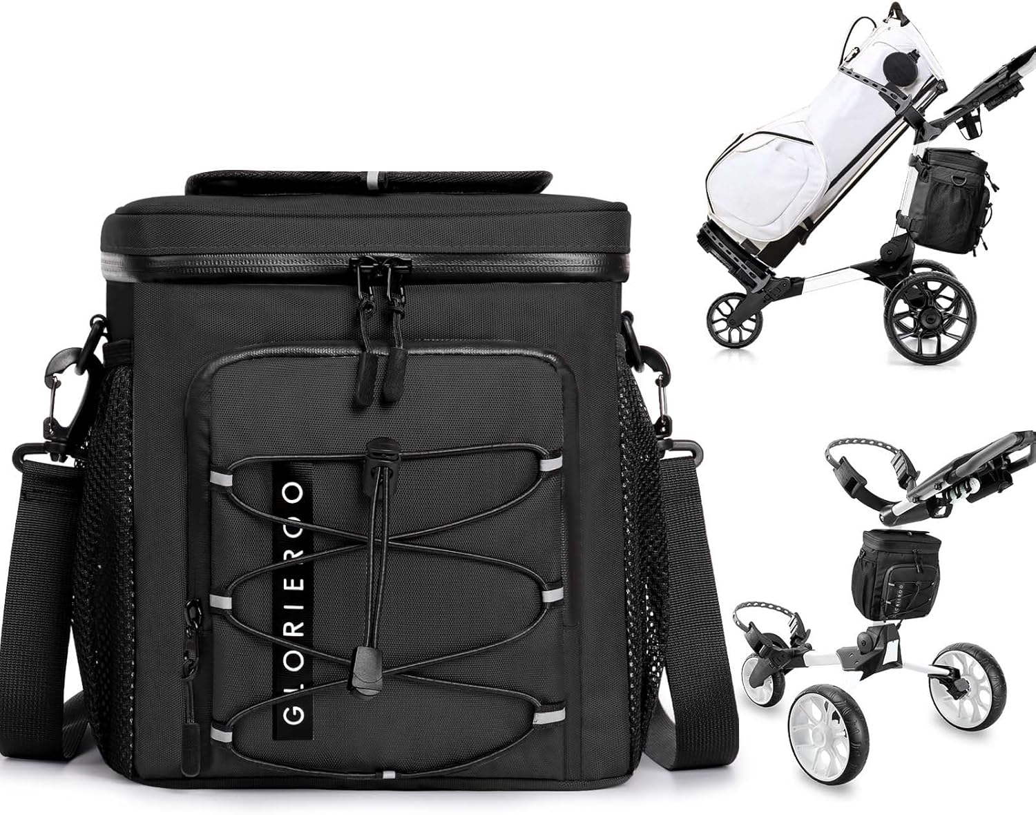 Insulated Golf Cart Cooler Bag - Keep Drinks Cold On-the-Go!