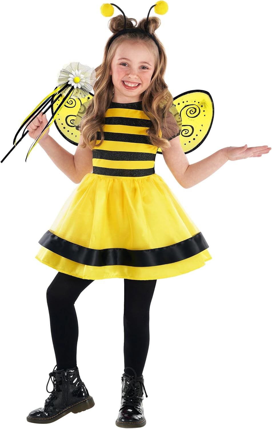 Bumble Bee Costume for Girls - Fun Dress-Up Outfit for Kids