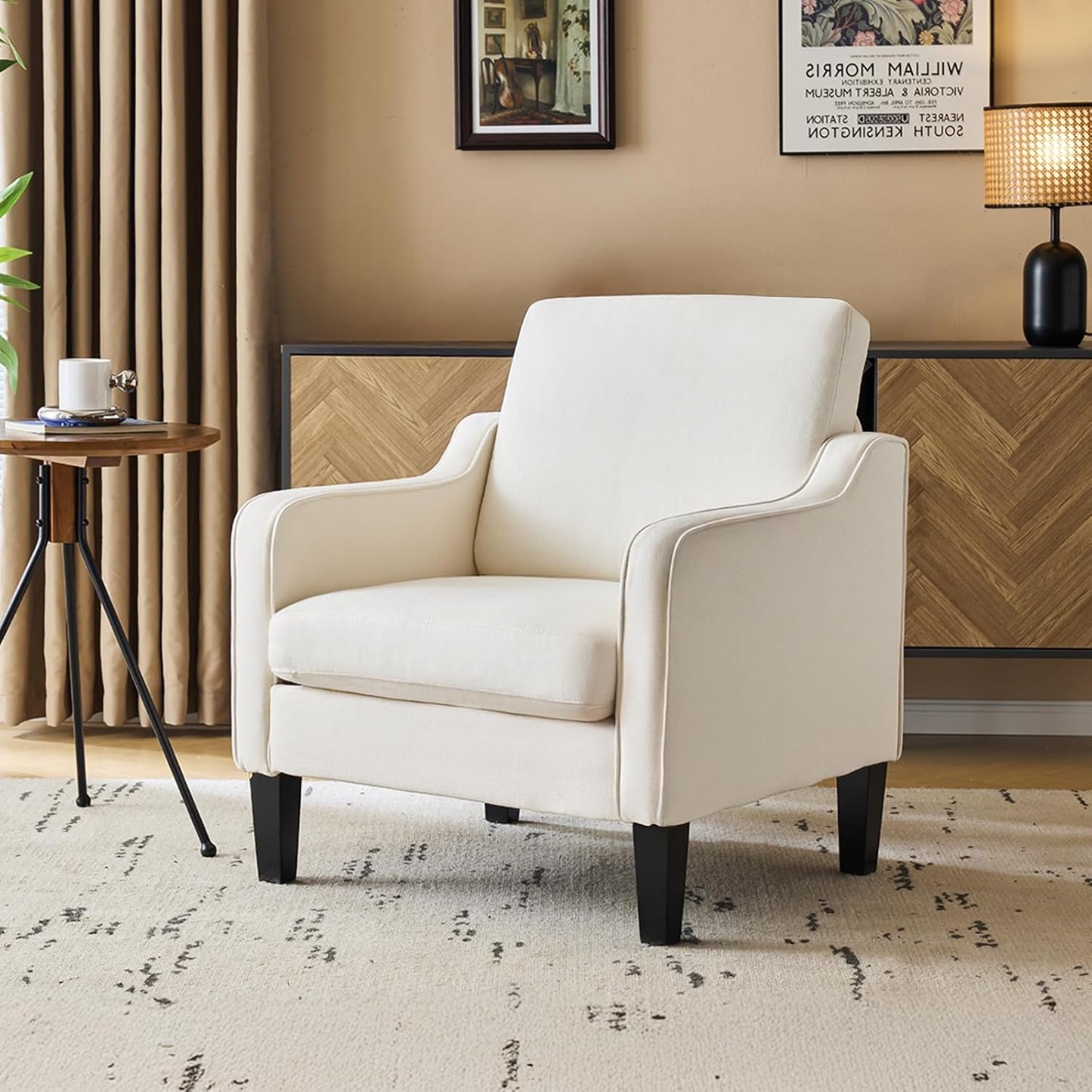 VINGLI Mid Century Modern Accent Chair for Cozy Living Spaces