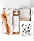 Get Well Soon Comforting Gift Basket for Women - Soothing Self Care