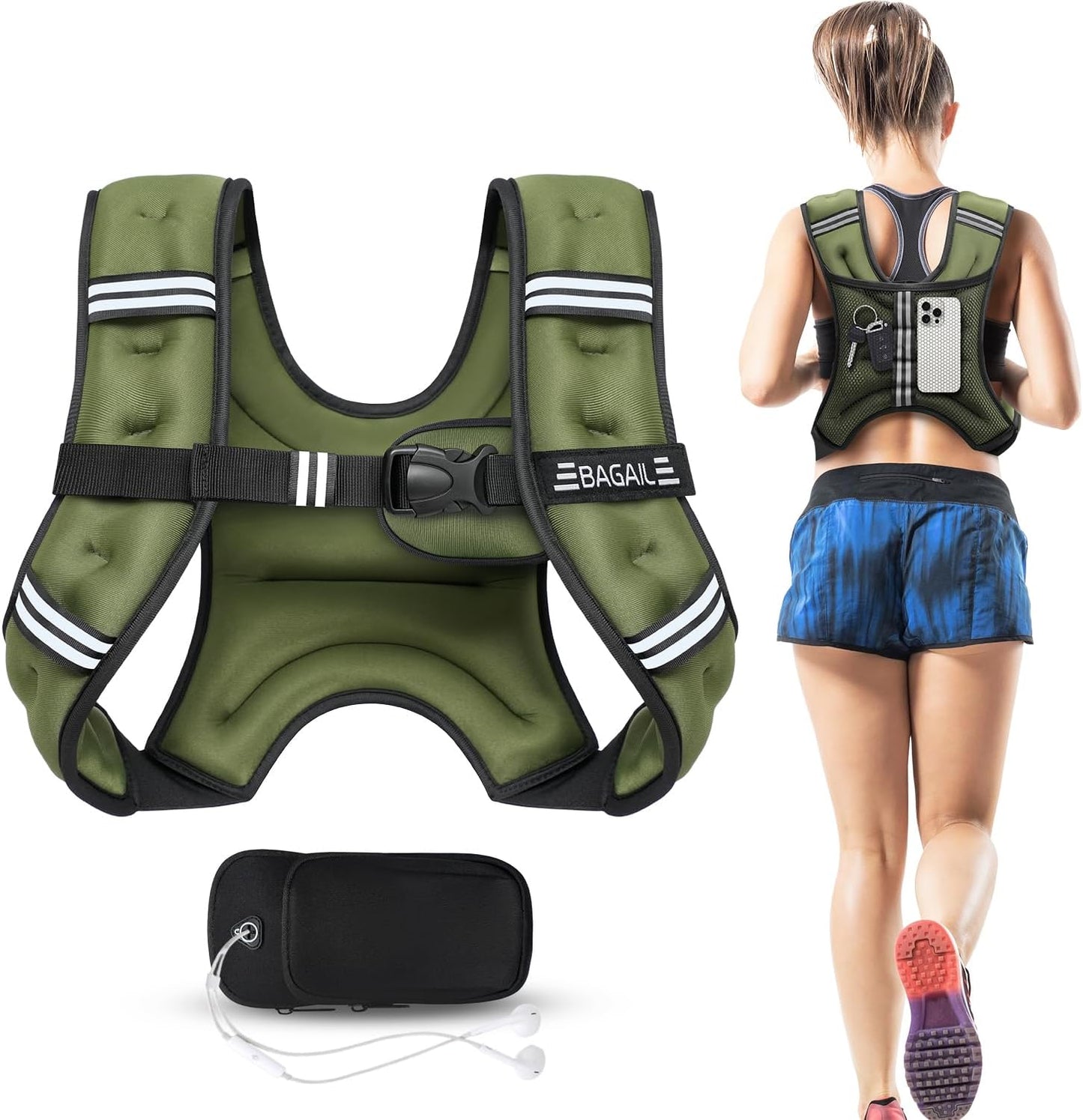 BAGAIL Weighted Vest for Enhanced Workouts and Training Sessions