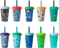 REDUCE GoGo's Kids Portable Tumbler Cups with Lids and Straws