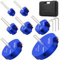 PVC Pipe Reamer Kit 7PCS - Dual-Blade Deburring Set for SCH40 Pipes