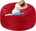 Homguava 5FT Bean Bag Chair with Memory Foam for Comfort