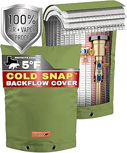 Cold Snap Double Wall Cotton Insulation Cover for Backflow Preventer