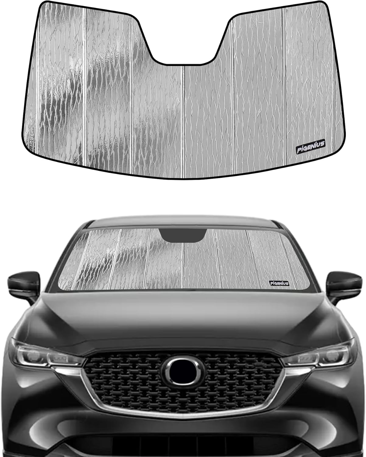 Custom Windshield Shade for Mazda CX-5 2017-2025 - AstraGuard
