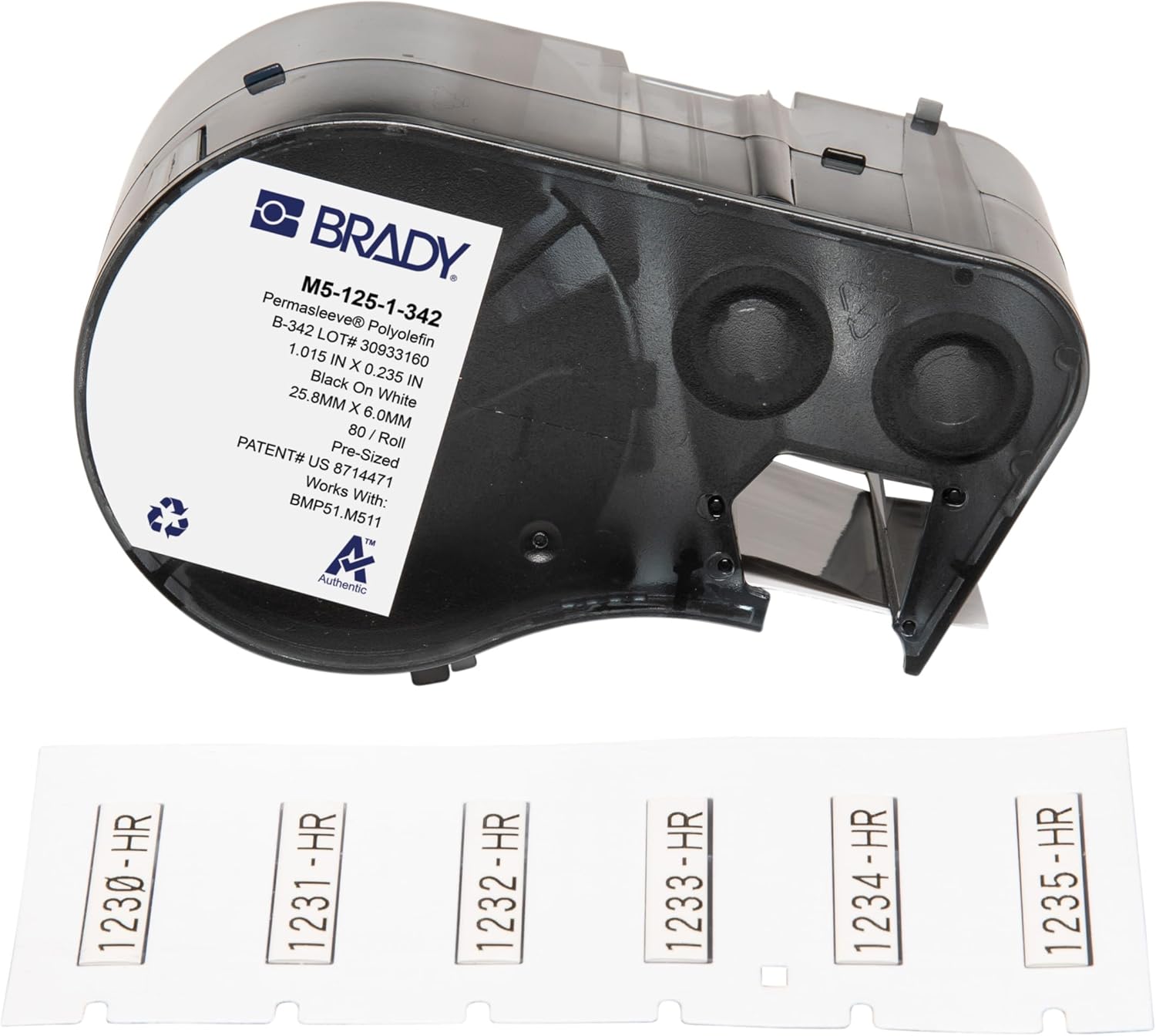 Brady PermaSleeve Heat-Shrink Labels for Cable Marking Needs