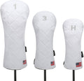 Golf Head Covers for Driver Fairway Hybrid with USA Flag Design