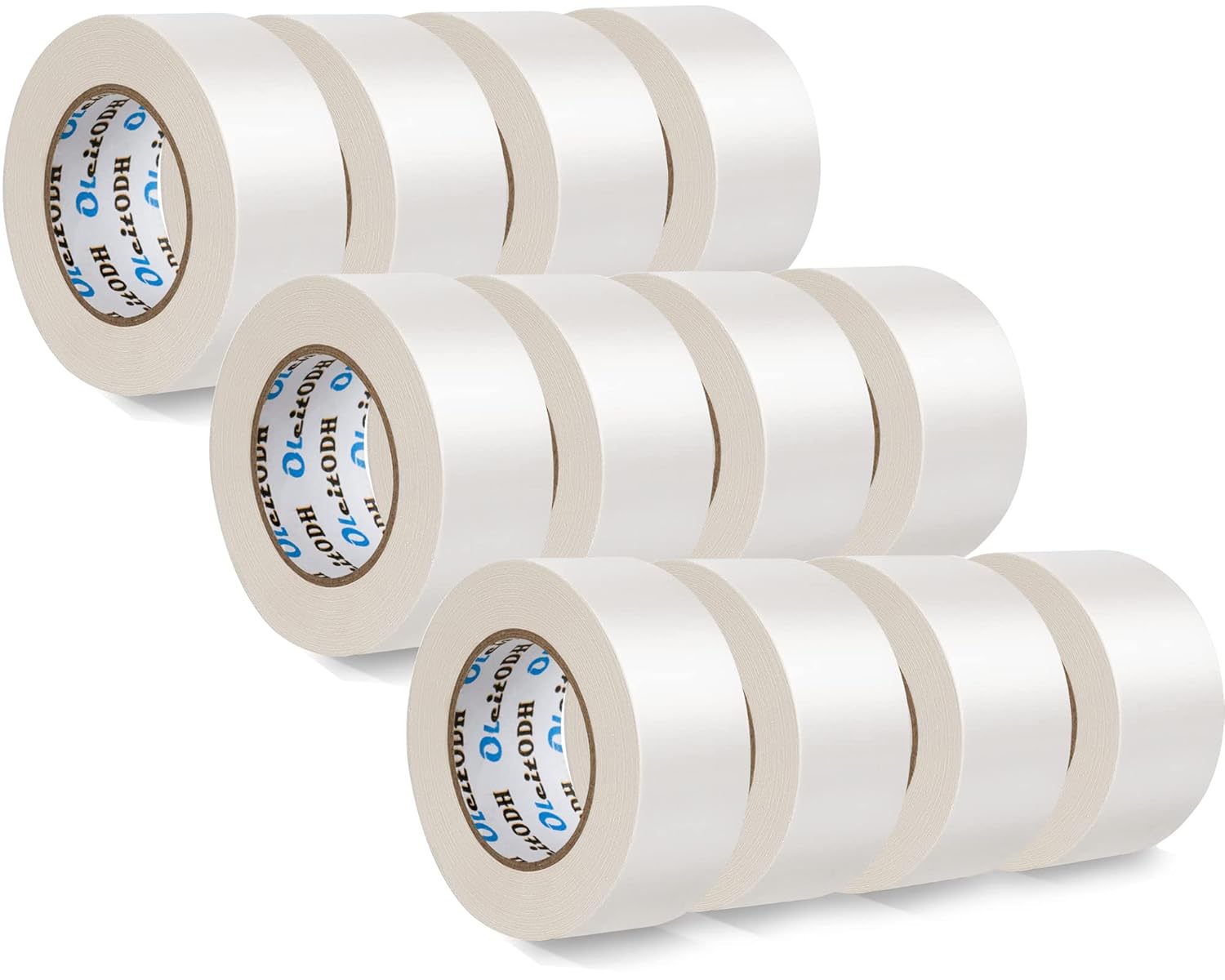 Heavy Duty White Duct Tape 12 Pack for All Your Repair Needs