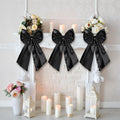 3 Pcs 2 FT Large Satin Bow Decorations for Wall and Party Backdrops