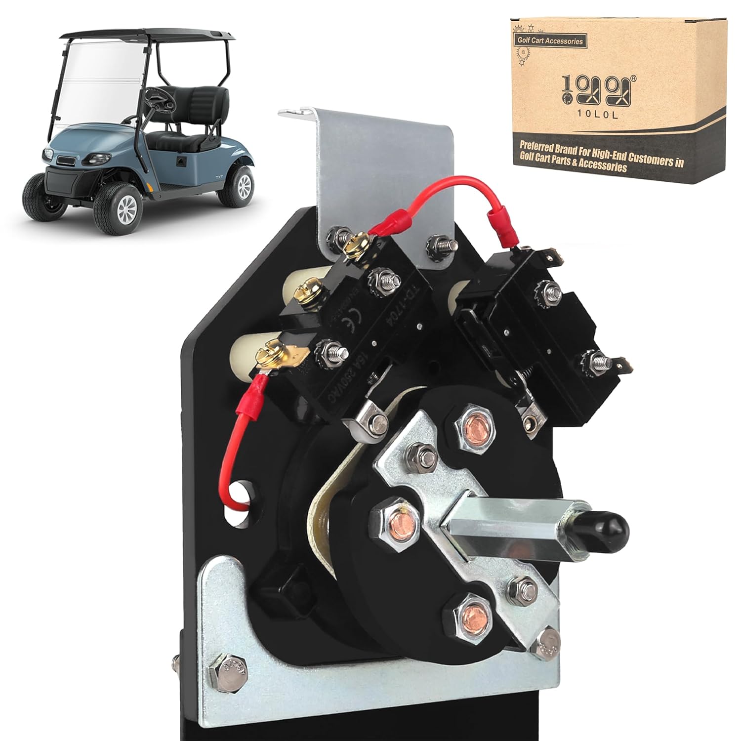 10L0L Golf Cart Forward Reverse Switch Assembly for EZGO TXT