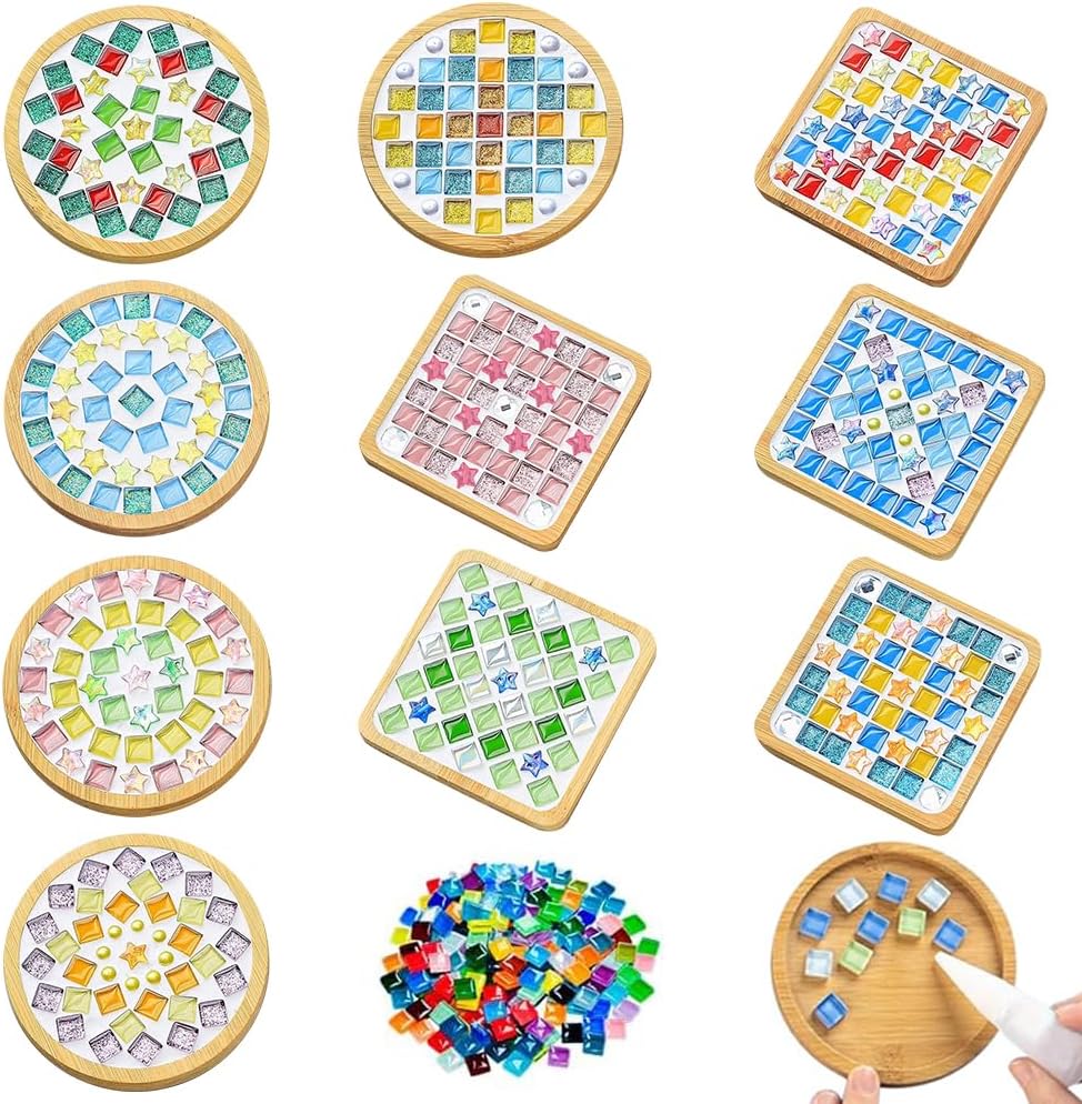 DIY Mosaic Tiles Craft Kit for Creative Home Decoration Gifts