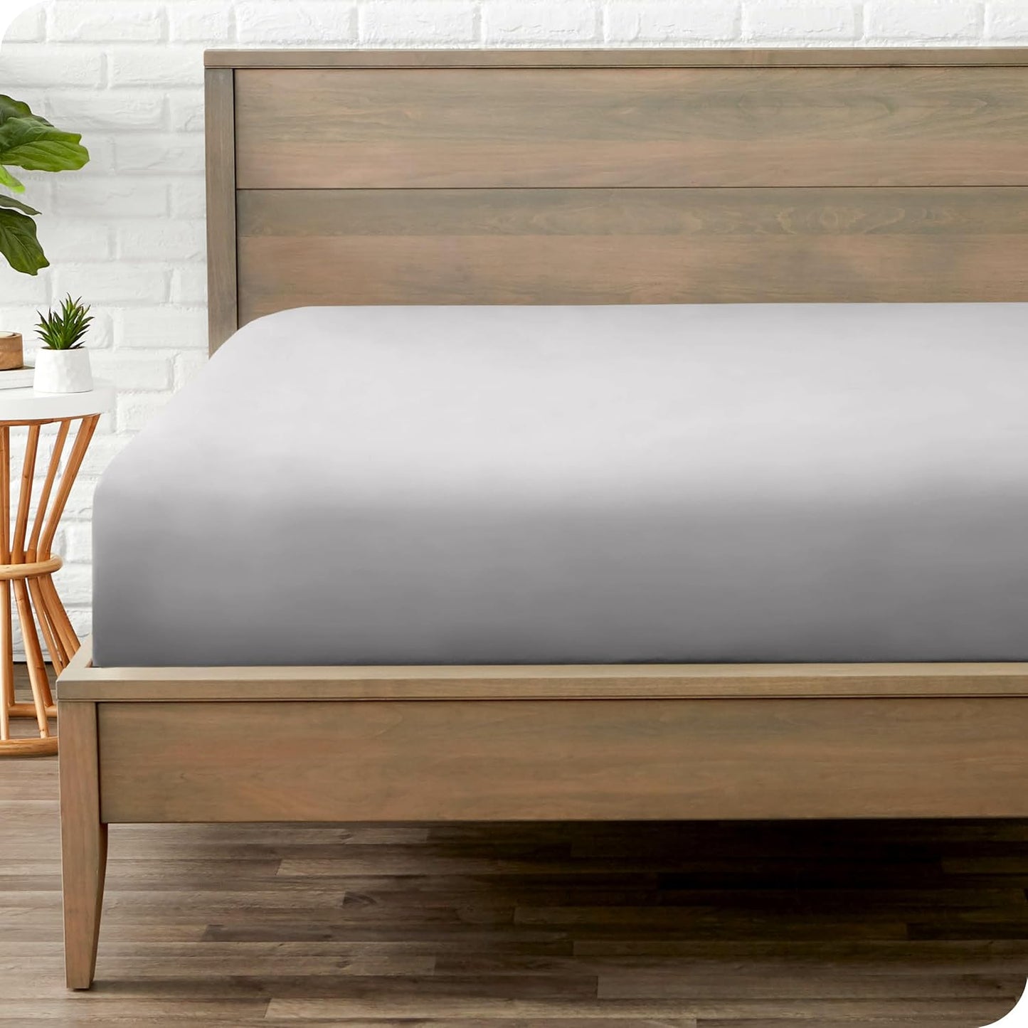Bare Home Split Head Flex King Fitted Sheet - Ultra-Soft Luxury