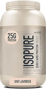 Isopure Unflavored Protein: 25g Whey Isolate for Health