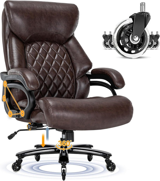Big and Tall Office Chair by ZSQN for Heavy People