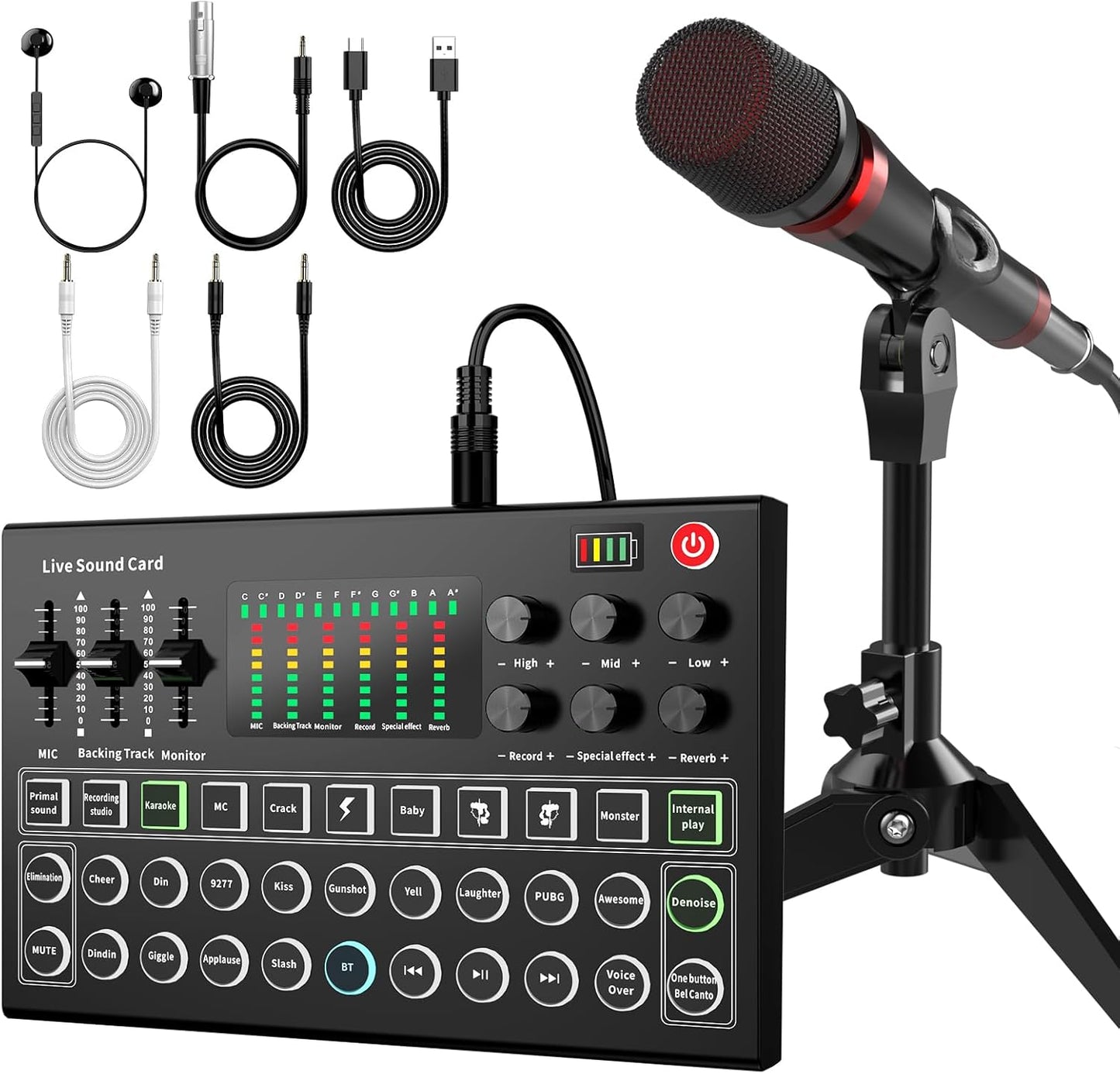 RHM All-in-One Podcast Bundle: Pro Sound Mixer Set