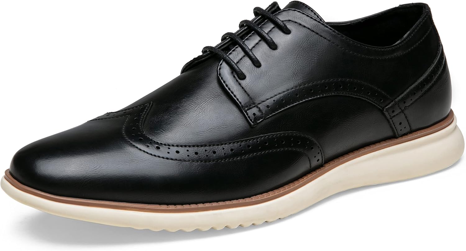Jousen Men's Dress Shoes Brogue Oxfords for Every Occasion