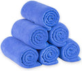 Microfiber Bath Towels Set 6 Pack - Large, Fast Drying, Soft