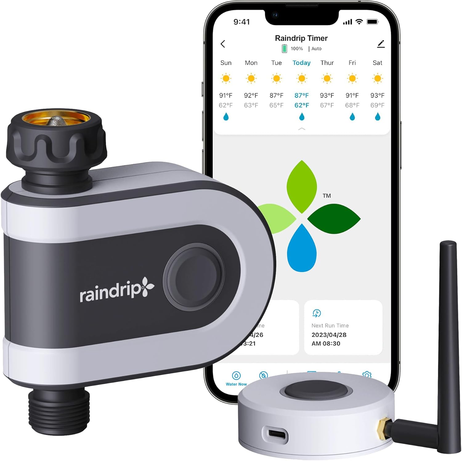 Raindrip R875CT Smart Water Sprinkler Timer for Garden Control