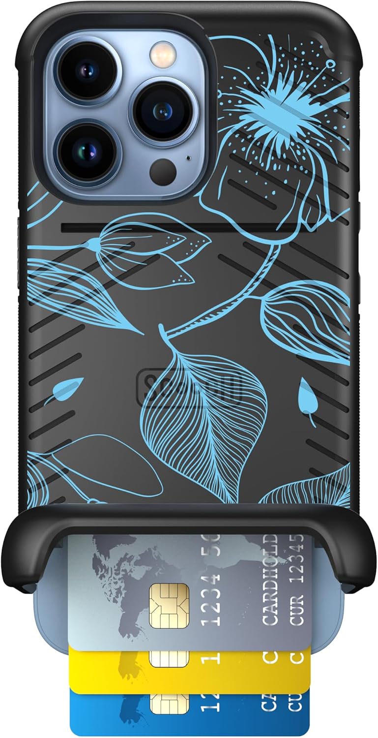 Scooch iPhone 13 Pro Case with Card Holder and Drop Protection