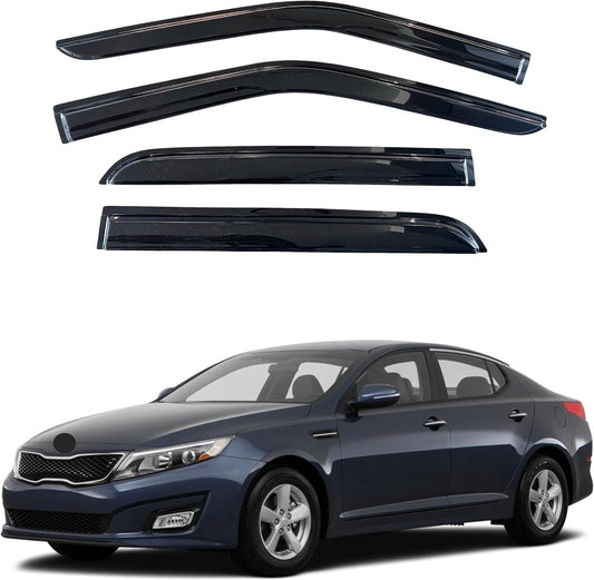 KPY Window Visor Rain Guard for Kia Optima 2011-2015 Models