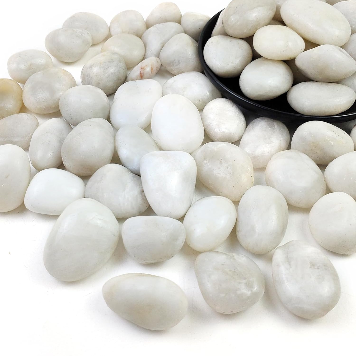 20LB White River Rocks for Landscaping and Decorative Use