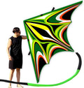 Green Huge Delta Kite for Adults by SGftre - Easy to Fly