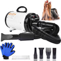 Dog Dryer High Velocity Dog Hair Dryer - Powerful Grooming Blower