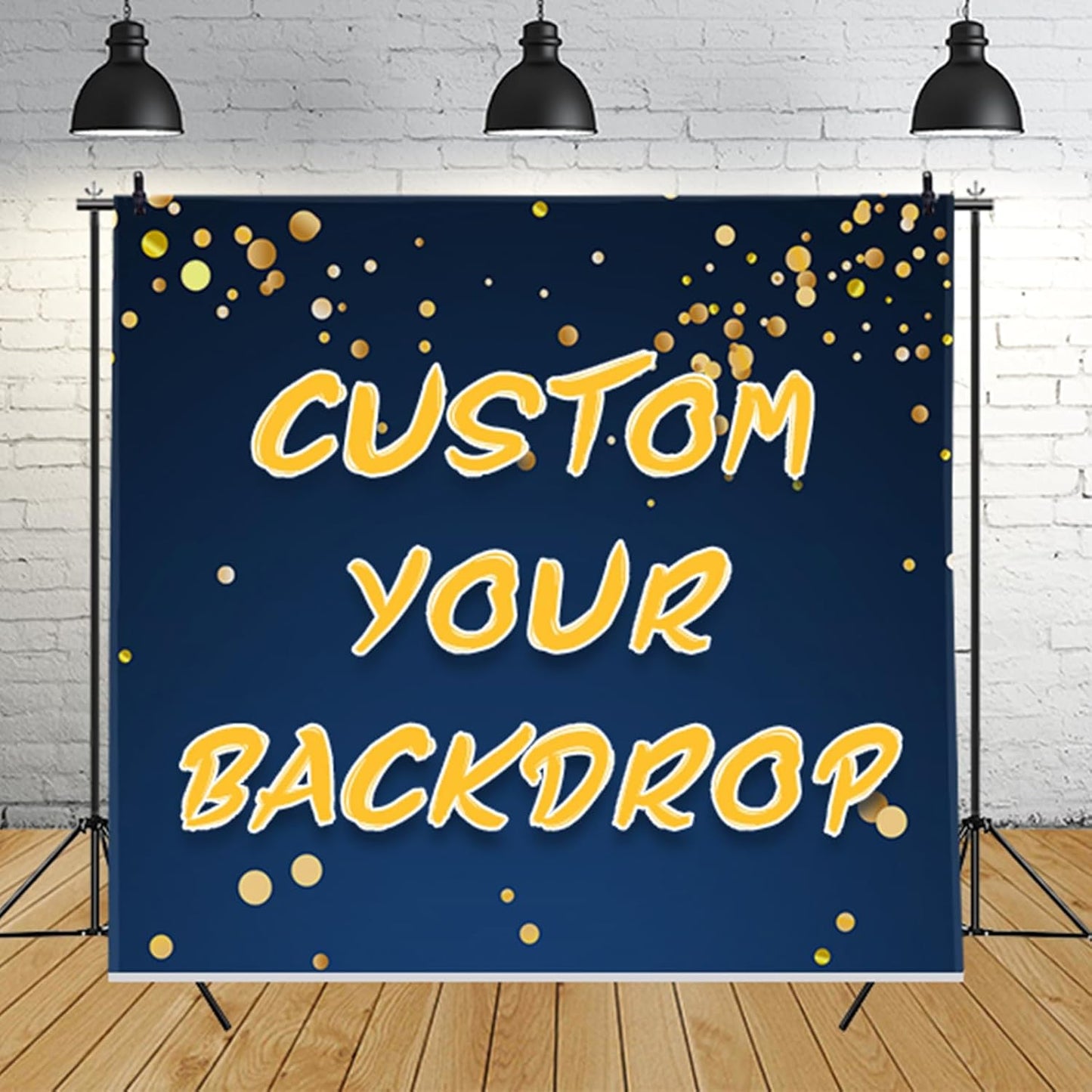 Custom Photo Backdrop for Graduation, Weddings, and More