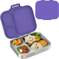Stainless Steel Lunch Box Leak-Proof Bento - 3 Compartment Portable