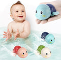 Bath Toys For Toddlers 1-3 Turtle Wind-Up Set - Mold Free Bath Fun