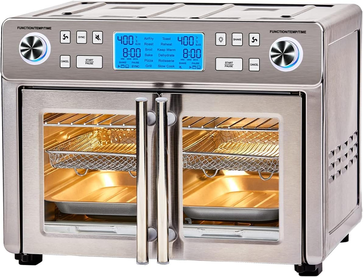 Emeril Lagasse Dual Zone 360 Air Fryer Oven Combo for Fast Cooking