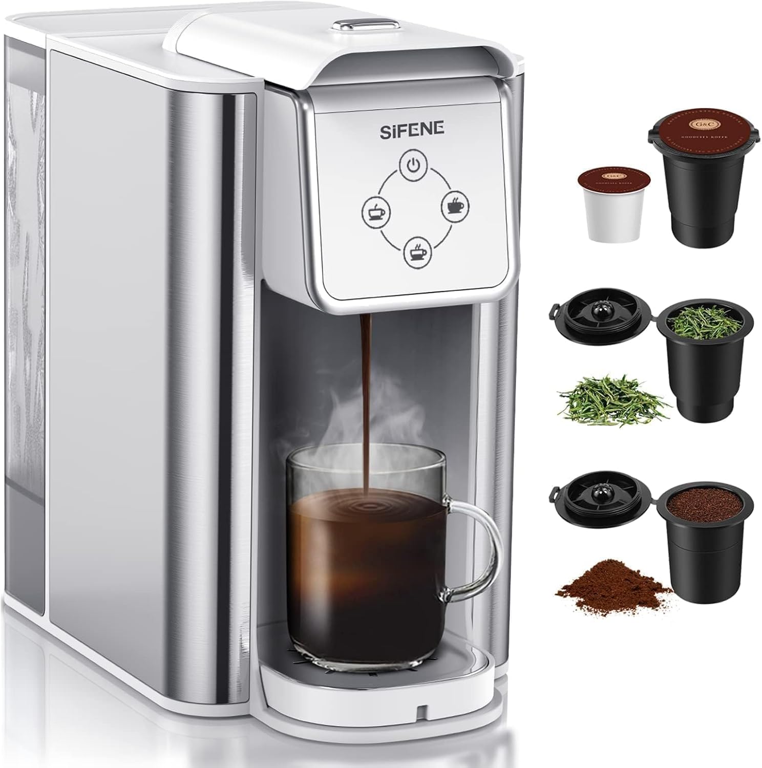 SIFENE 3-in-1 Coffee Maker: Versatile & Convenient