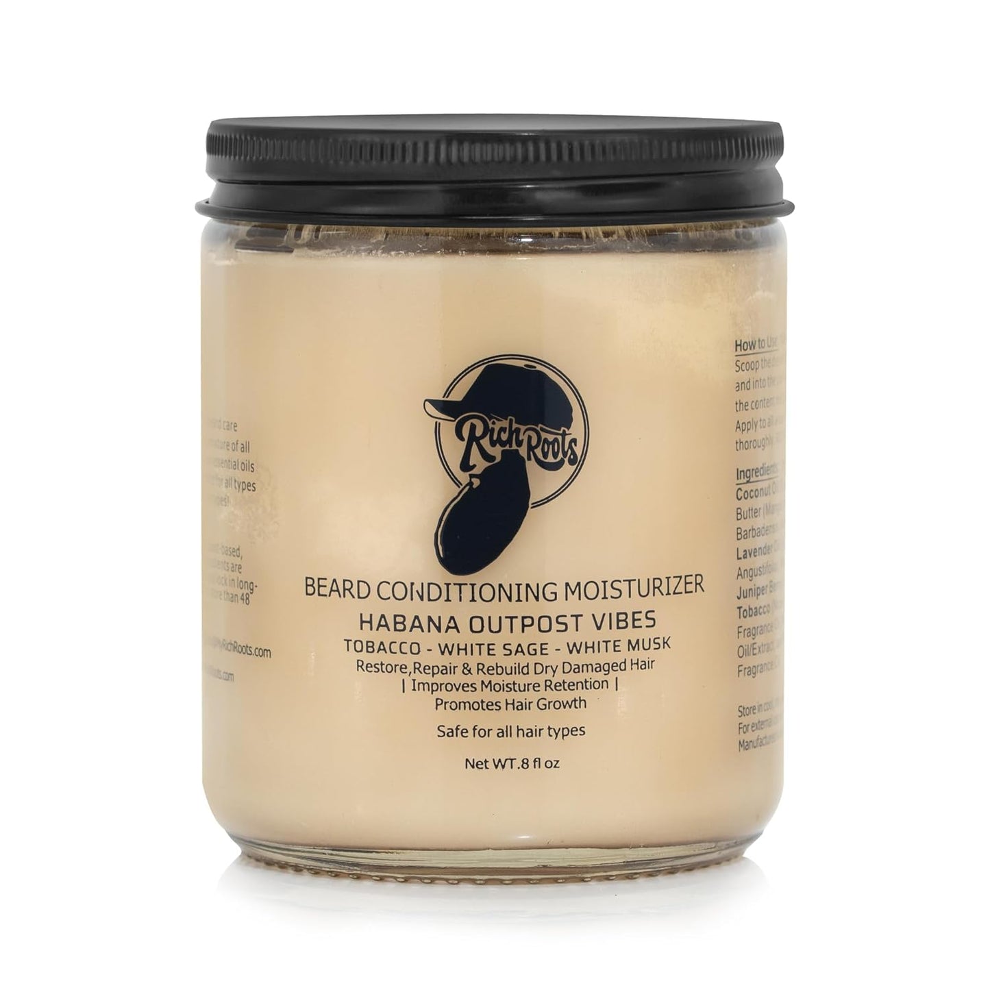 Rich Roots Beard Conditioning Moisturizer for Soft, Healthy Hair