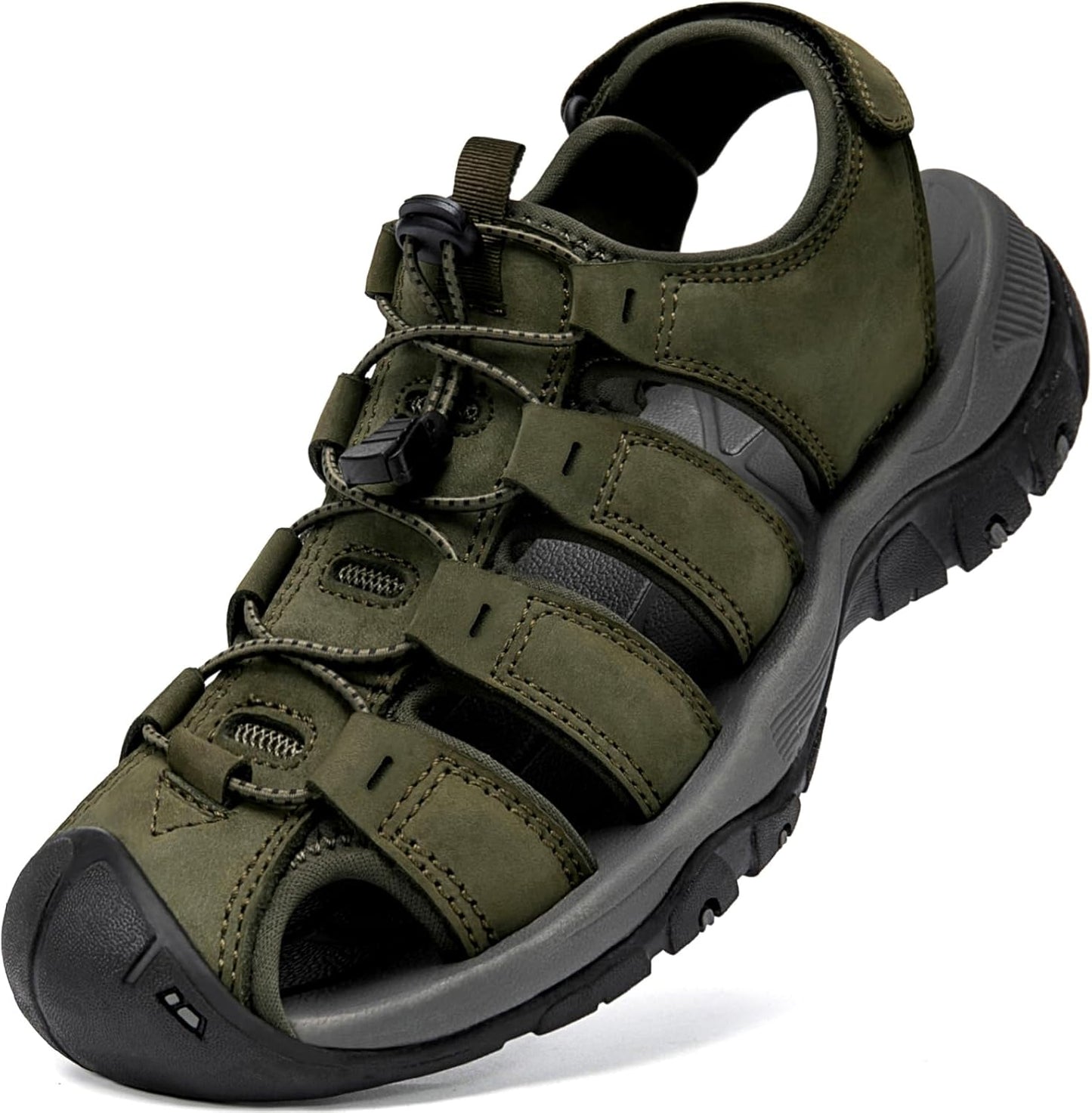 Men's Sport Sandals Closed Toe Hiking Shoes for Outdoor Adventures