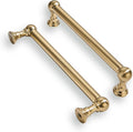 khtumeware 20 Pack 5 in Hole Center Brushed Brass Cabinet Pulls