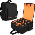 LUXJA Padded Par Light Bag Backpack - Fits 8 Par Lights