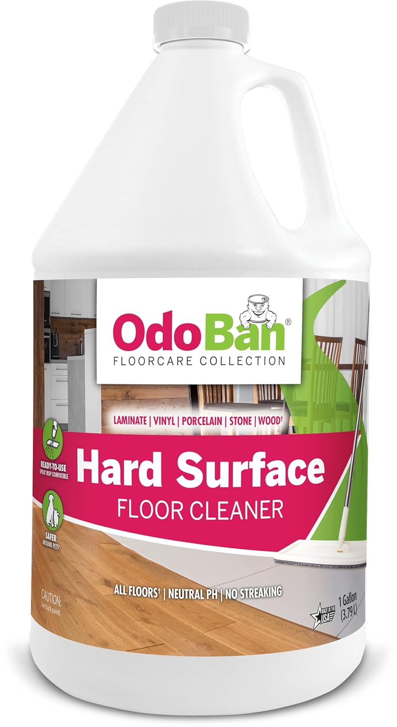 OdoBan Hard Surface Floor Cleaner - Streak Free, 1 Gallon
