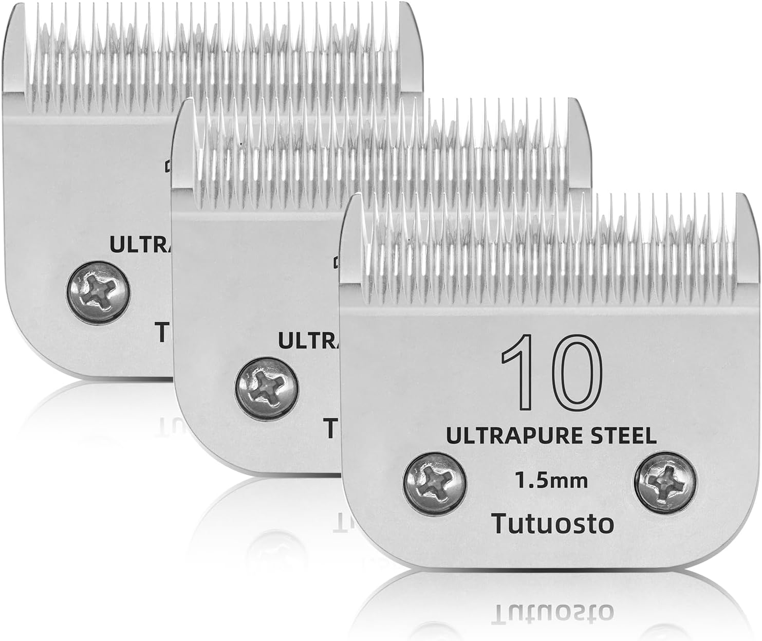 10# Clipper Blades for Pet Grooming - Replacement Blades 3PCS