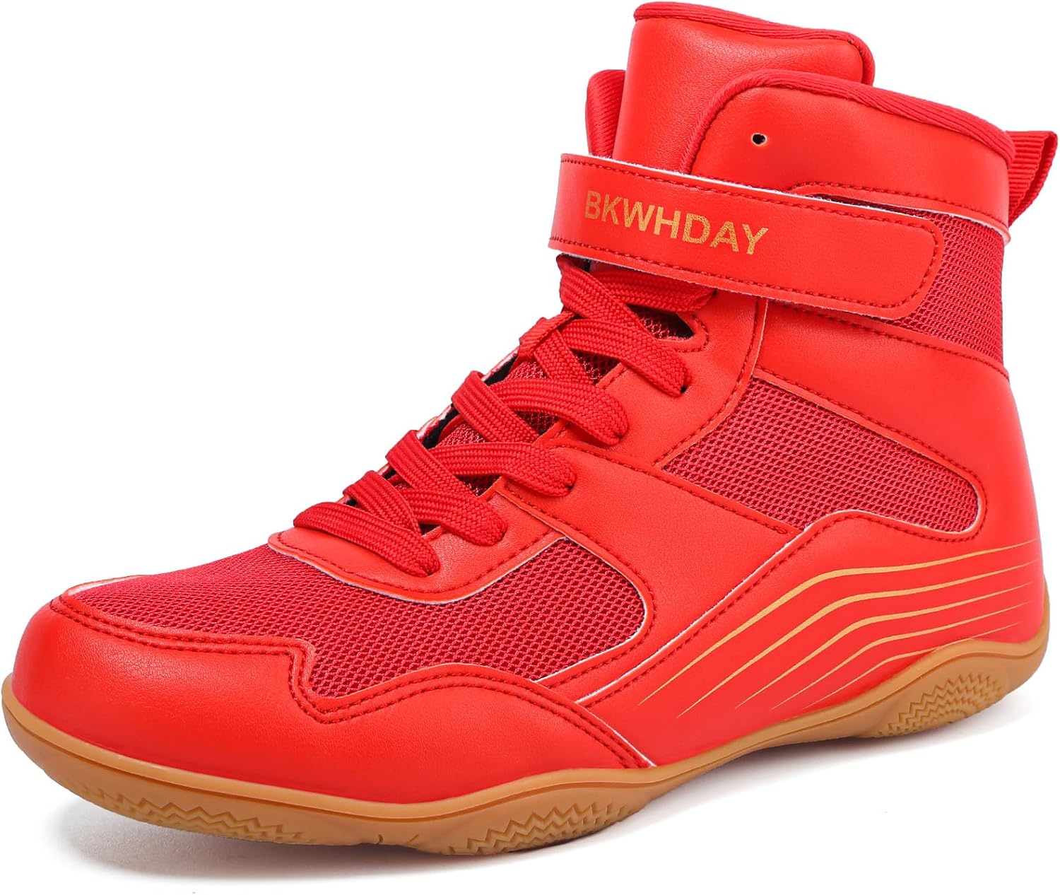 Kids Wrestling Shoes Lightweight Breathable Non Slip for Fitness
