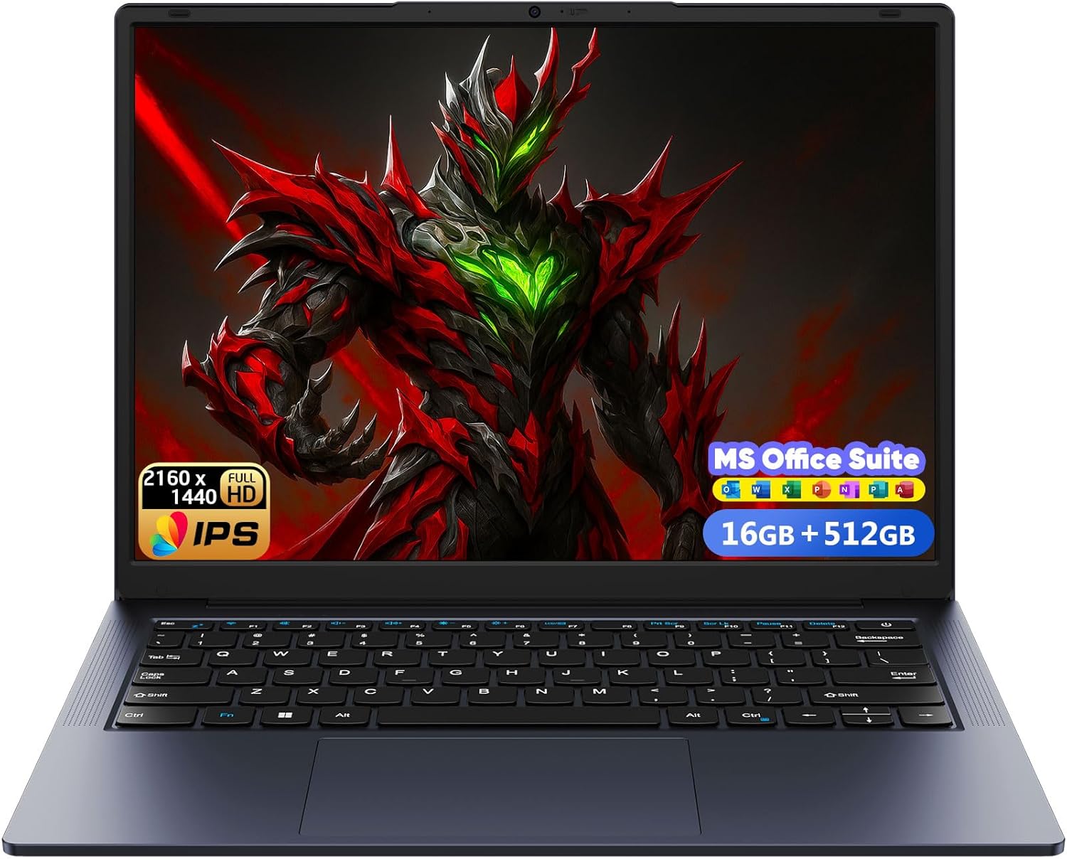 AE86 14.1 Laptop with 2K Screen and 16GB RAM for Students