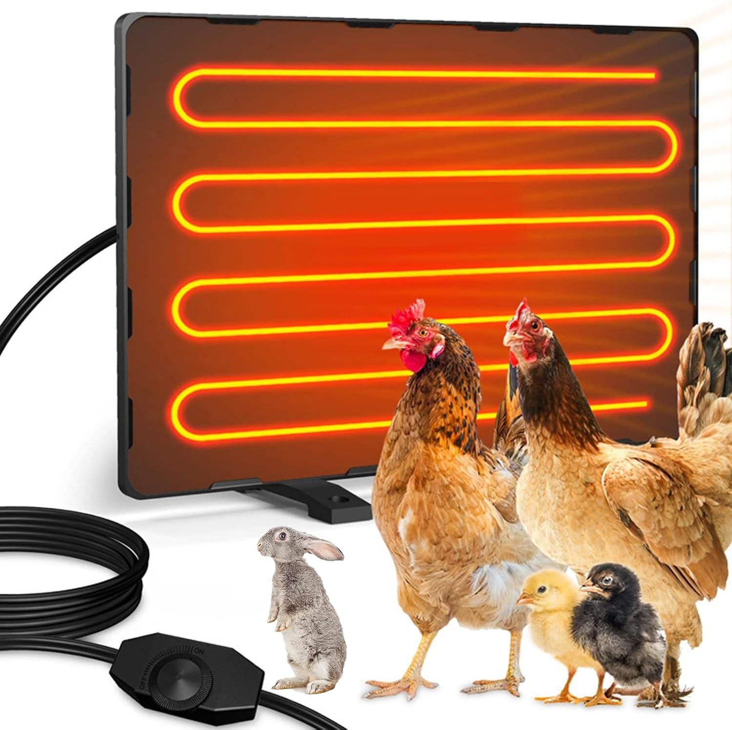 Adjustable Radiant Heating Plate for Pets