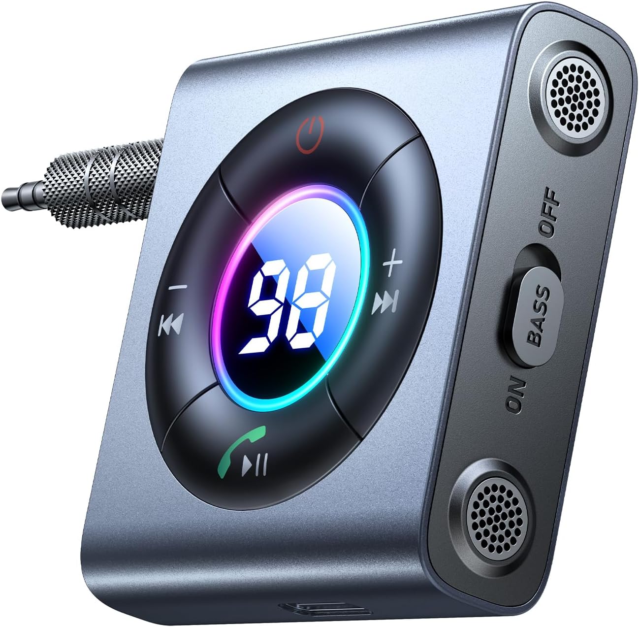 JOYROOM Dual Mic Noise Cancelling Car Bluetooth Adapter