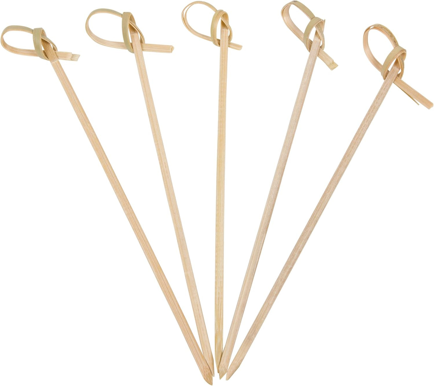 1000 Count Bamboo Wood Flower Knot Picks for Cocktails & Appetizers