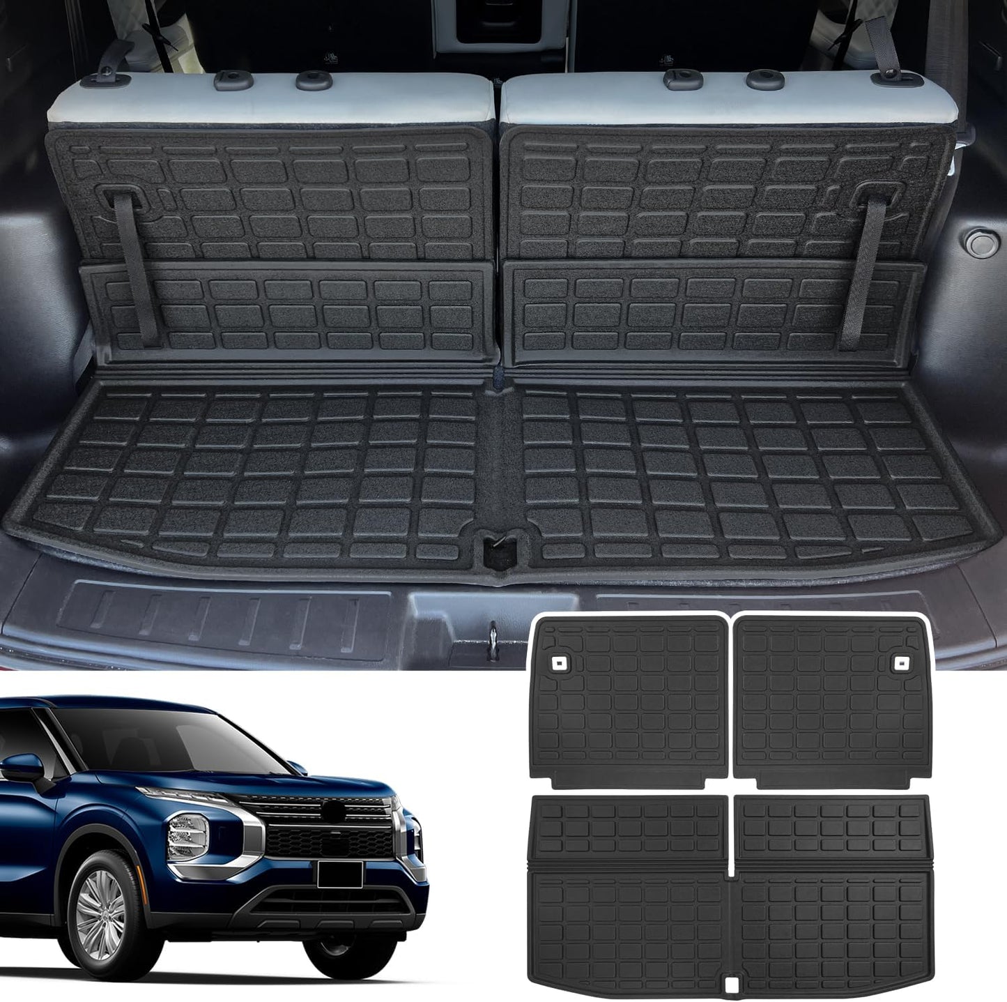Cargo Mat Compatible with 2022-2025 Mitsubishi Outlander Models
