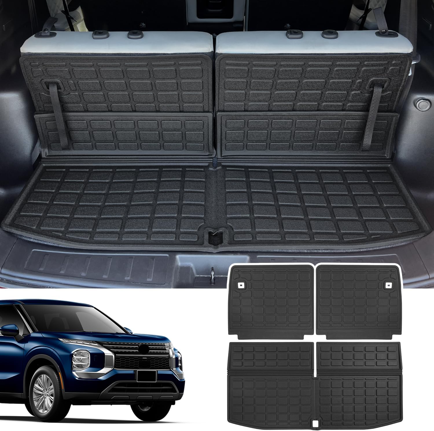 Cargo Mat Compatible with 2022-2025 Mitsubishi Outlander Models