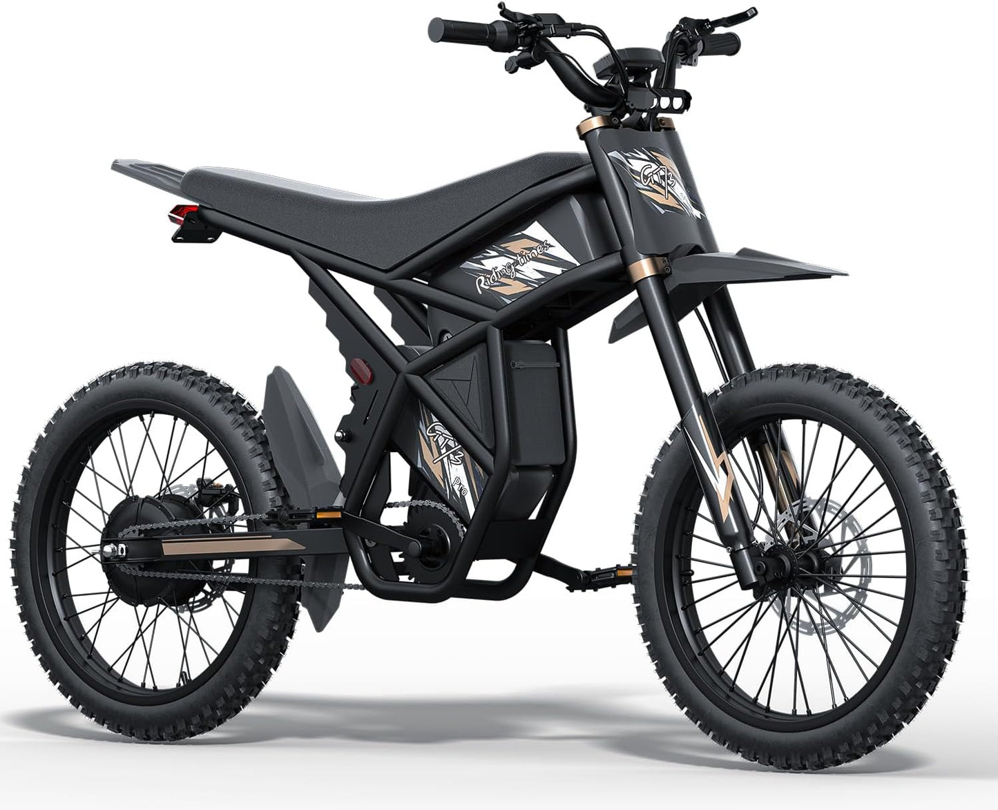 GT73 PRO Electric Dirt Bike for Adults: 50MPH Power & Range