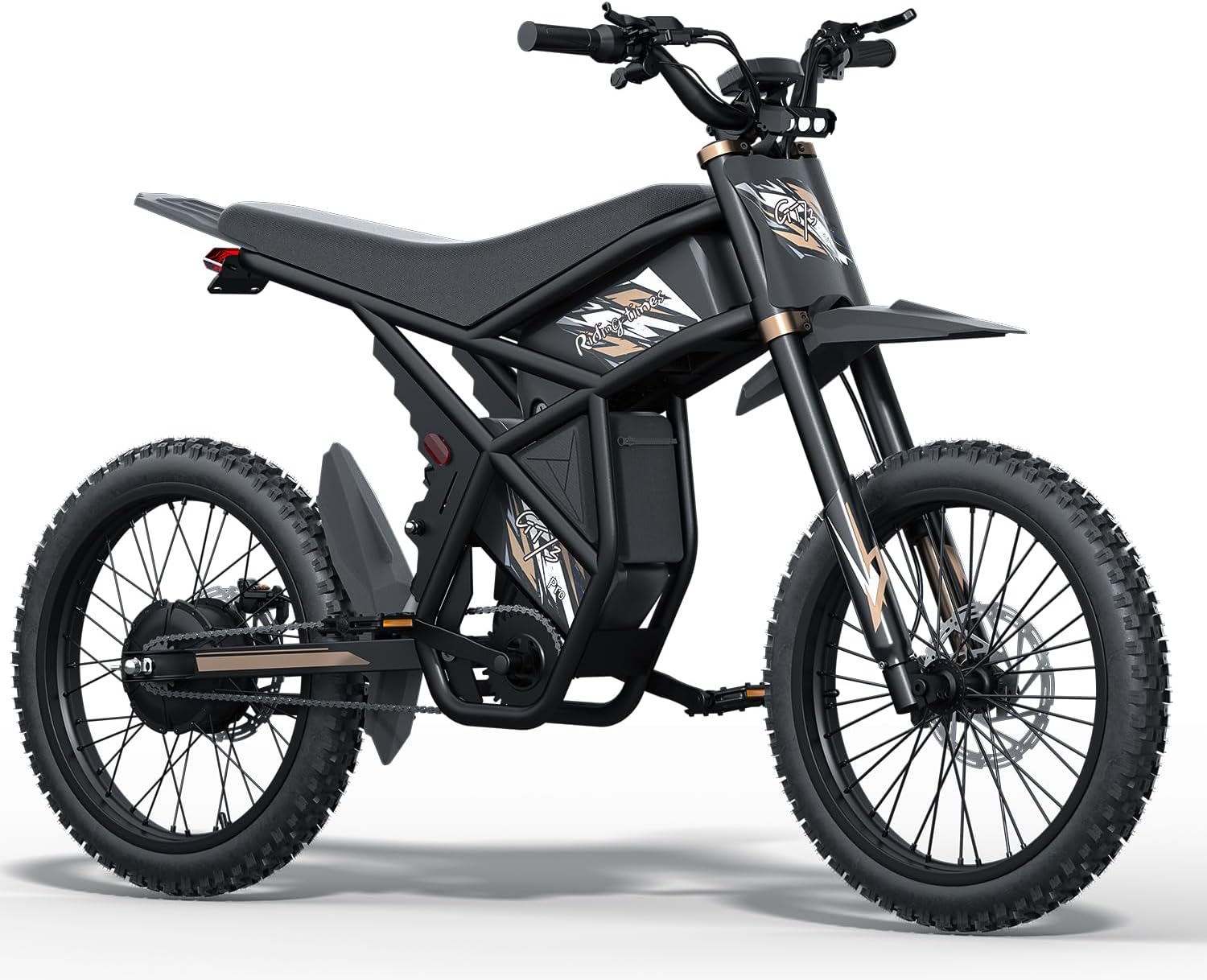 GT73 PRO Electric Dirt Bike for Adults: 50MPH Power & Range