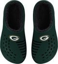 FOCO Men's NFL Sherpa Lined Big Logo Clog - Warm Fan Slipper Slippers