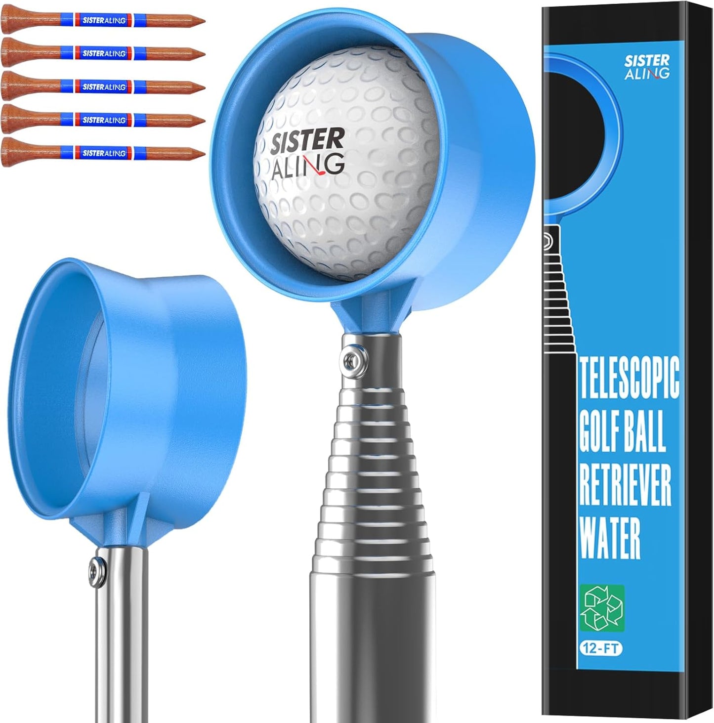 Telescopic Golf Ball Retriever - Ultimate Gift for Golfers!